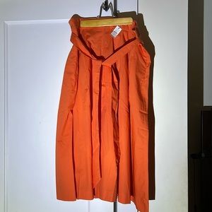 NWT orange Talbots skirt. Size 10.